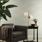 Dusty Blue/Silver Vanishing Wallpaper