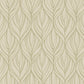 Taupe/Silver Palma Wallpaper