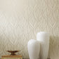 Taupe/Silver Palma Wallpaper