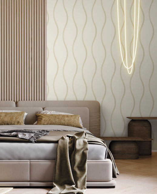 Neutrals Unfurl Wallpaper