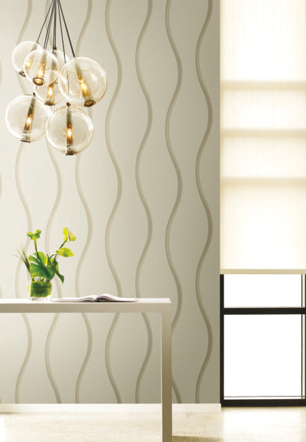 Neutrals Unfurl Wallpaper
