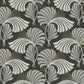 Black Dancing Leaves Wallpaper