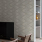 Neutrals Dancing Leaves Wallpaper