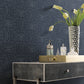 Navy  Hourglass Wallpaper