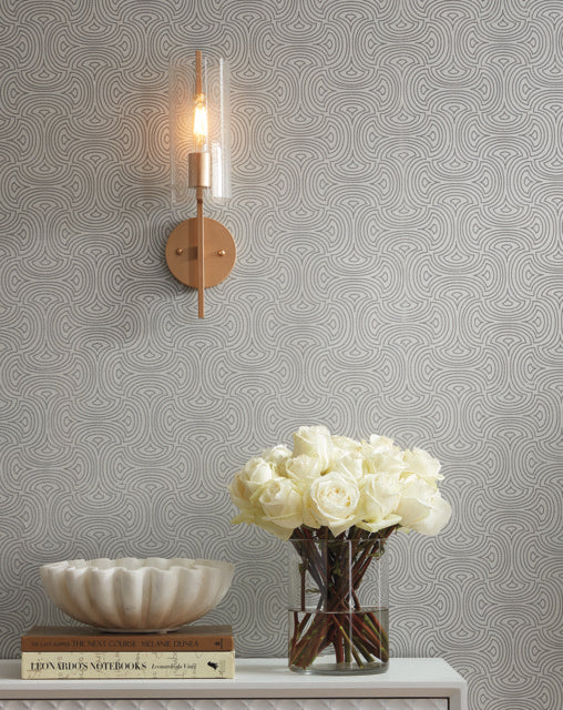 Silver Hourglass Wallpaper