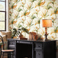 Orange/Green Summerhouse Sienna Wallpaper