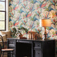 Blue/Beige Summerhouse Savanna Wallpaper