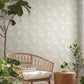 Metallic Vinca Glint Wallpaper