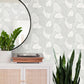 Grey Vinca Flint Wallpaper