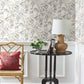 Beige/Grey Willow Grove Sand Wallpaper