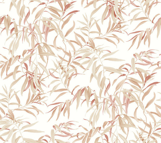 Pink Willow Grove Clay Wallpaper