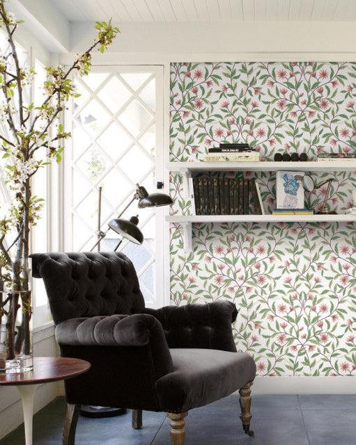 Pink Jasmine Coral Wallpaper