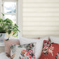 White/OffWhite Pandora Leaf Cotton Wallpaper