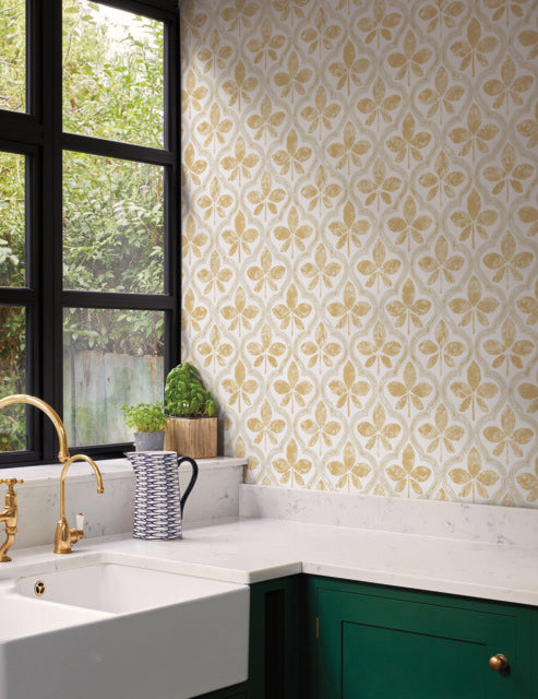 Yellow Sevilla Ochre Wallpaper