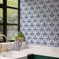 Blue Sevilla Cobalt Wallpaper