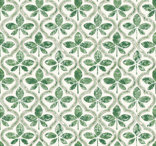 Green Sevilla Clover Wallpaper