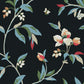 Black/Blue Springtime Midnight/Multi Wallpaper