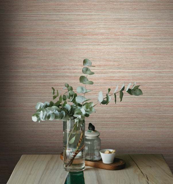 Red Fountain Grass Clay Wallpaper
