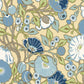 Yellow/Blue Vincent Poppies Sunflower Wallpaper