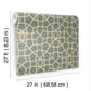 Sculptural Web Wallpaper Dark Green Gold