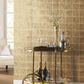 Gold Metal Leaf Squares Wallpaper
