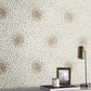 Cream & Gold Petite Leaves Wallpaper Petite Leaves