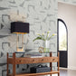 Fog & Silver Abstract Geo Wallpaper Abstract Geo