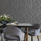 Charcoal & Silver Trees Silhouette Wallpaper Trees Silhouette