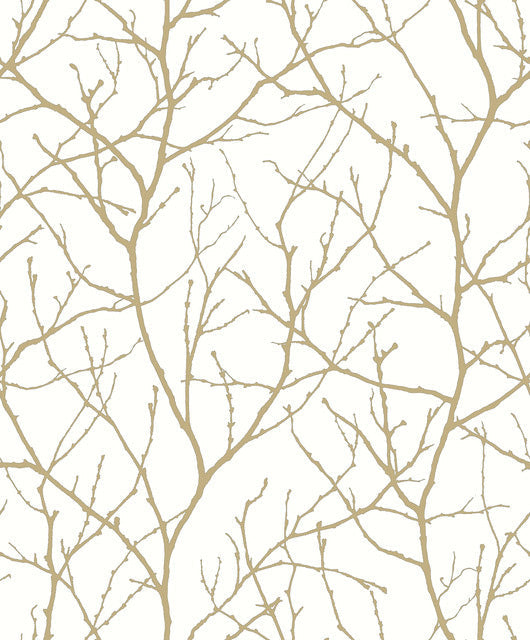 White & Gold Trees Silhouette Wallpaper Trees Silhouette