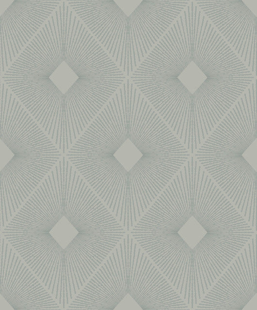 Blue & Silver Harlowe Wallpaper Harlowe