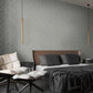Blue & Silver Harlowe Wallpaper Harlowe