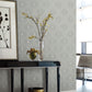 Blue & Silver Harlowe Wallpaper Harlowe