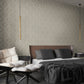 Light Grey & Gold Harlowe Wallpaper Harlowe