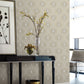 Light Grey & Gold Harlowe Wallpaper Harlowe