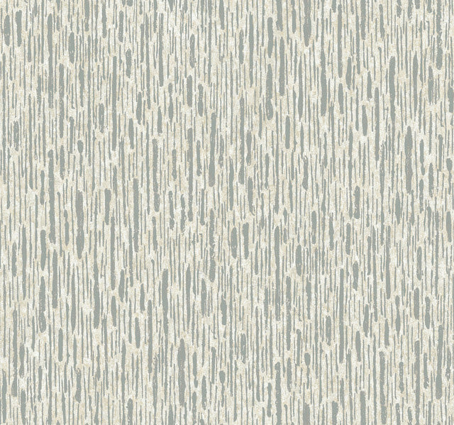 Cream & Silver Metallic Cascade Wallpaper Metallic Cascade