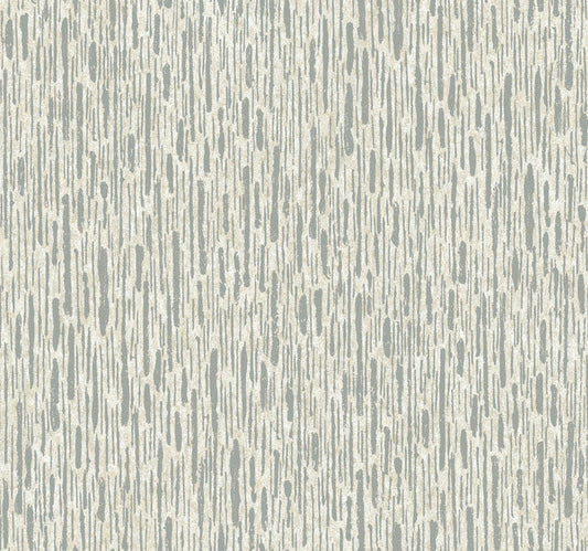 Cream & Silver Metallic Cascade Wallpaper Metallic Cascade