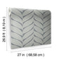 Charcoal & Silver Luminous Leaves Wallpaper Luminous Leaves