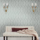Spa & Silver Graceful Geo Wallpaper Graceful Geo