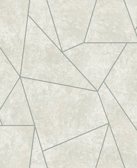 Light Grey & Silver Nazca Wallpaper Nazca