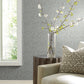 Spa & Silver Shimmering Patina Wallpaper Shimmering Patina