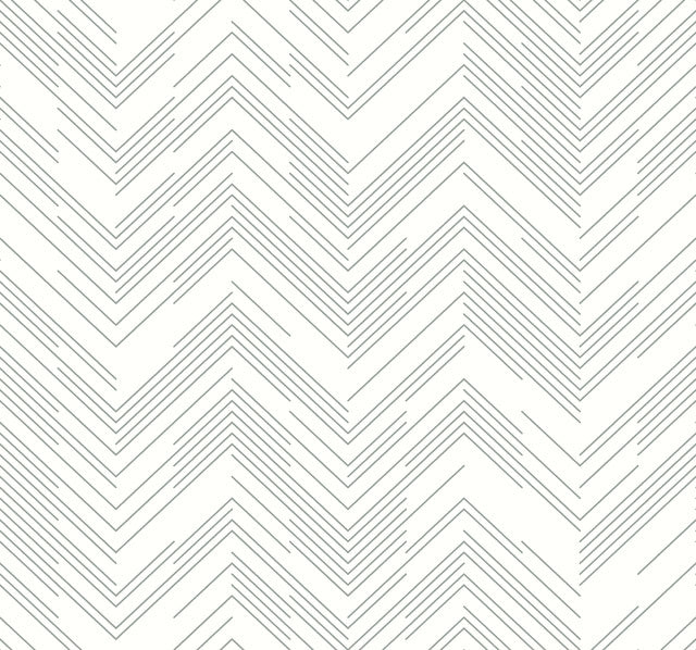 White & Silver Polished Chevron Wallpaper Polished Chevron