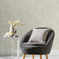 Cream & Gold Polished Chevron Wallpaper Polished Chevron