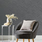 Charcoal & Silver Polished Chevron Wallpaper Polished Chevron