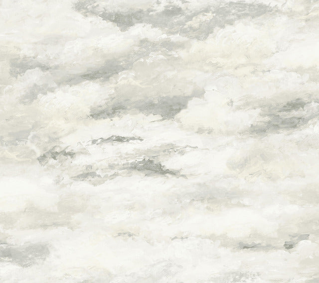 Tan/Gray Plein Air Wallpaper