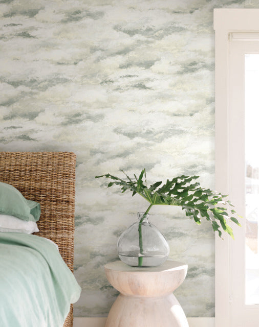 Tan/Gray Plein Air Wallpaper