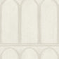 Beige/Pearl Arches Wallpaper