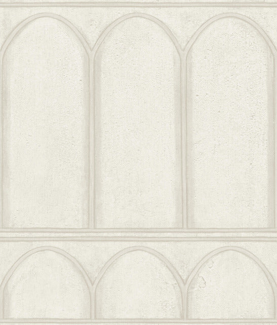 Beige/Pearl Arches Wallpaper