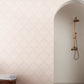 Light Pink/Cream Beachcomber  Wallpaper