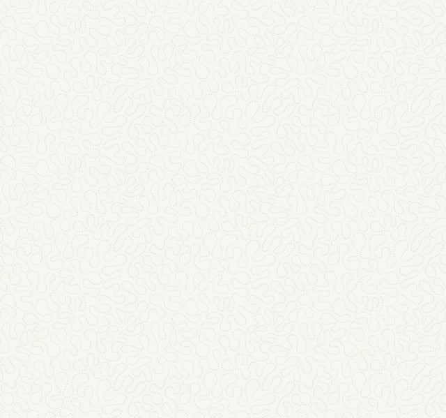 White Effervesce Wallpaper