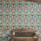 Green/Teal/Gold Malta Wallpaper